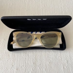 Clare V x GLCO Garrett Leight Cat Eye Sunglasses Limited Ed - Retail $340.